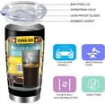 thumbnail image 4 of Bus Driver Gifts For Women Men, School Bus Driver Appreciation Gifts, 20oz Bus Driver Gift Coffee Tumbler, School Bus Driver Travel Cup, Bus Driver Insulated Cups With Lid, 4 of 6