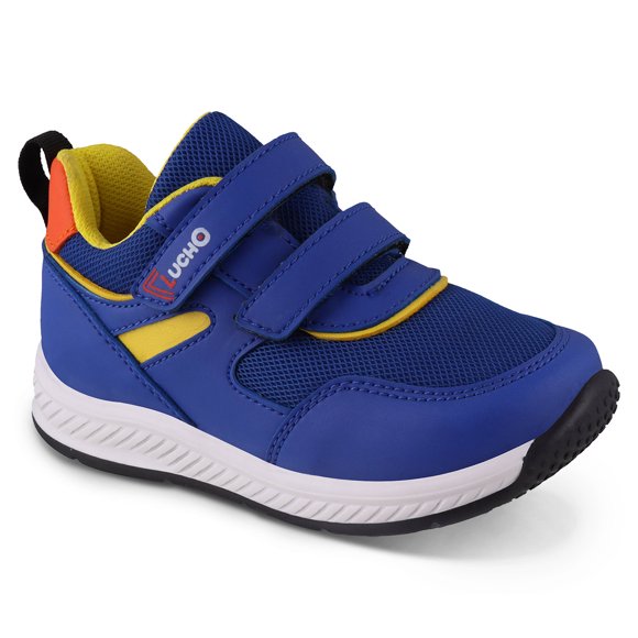Tenis para Bebe Niño marca Lucho Mod. 2094 abrochado con velcro