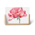 thumbnail image 1 of Watercolor Carnation Flowers Photo Wooden Photo Frame Tabletop Display, 1 of 3