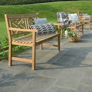 Cambridge Casual Willem Outdoor Teak Bench - Gray
