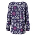 thumbnail image 5 of skpabo Christmas Tunic Tops for Women Ladies Christmas Sweatshirts Tree Santa Snowman Snowflake Printed Pullover Casual Long Sleeve Tops Oversized Loose Sweatshirts Tops, 5 of 5