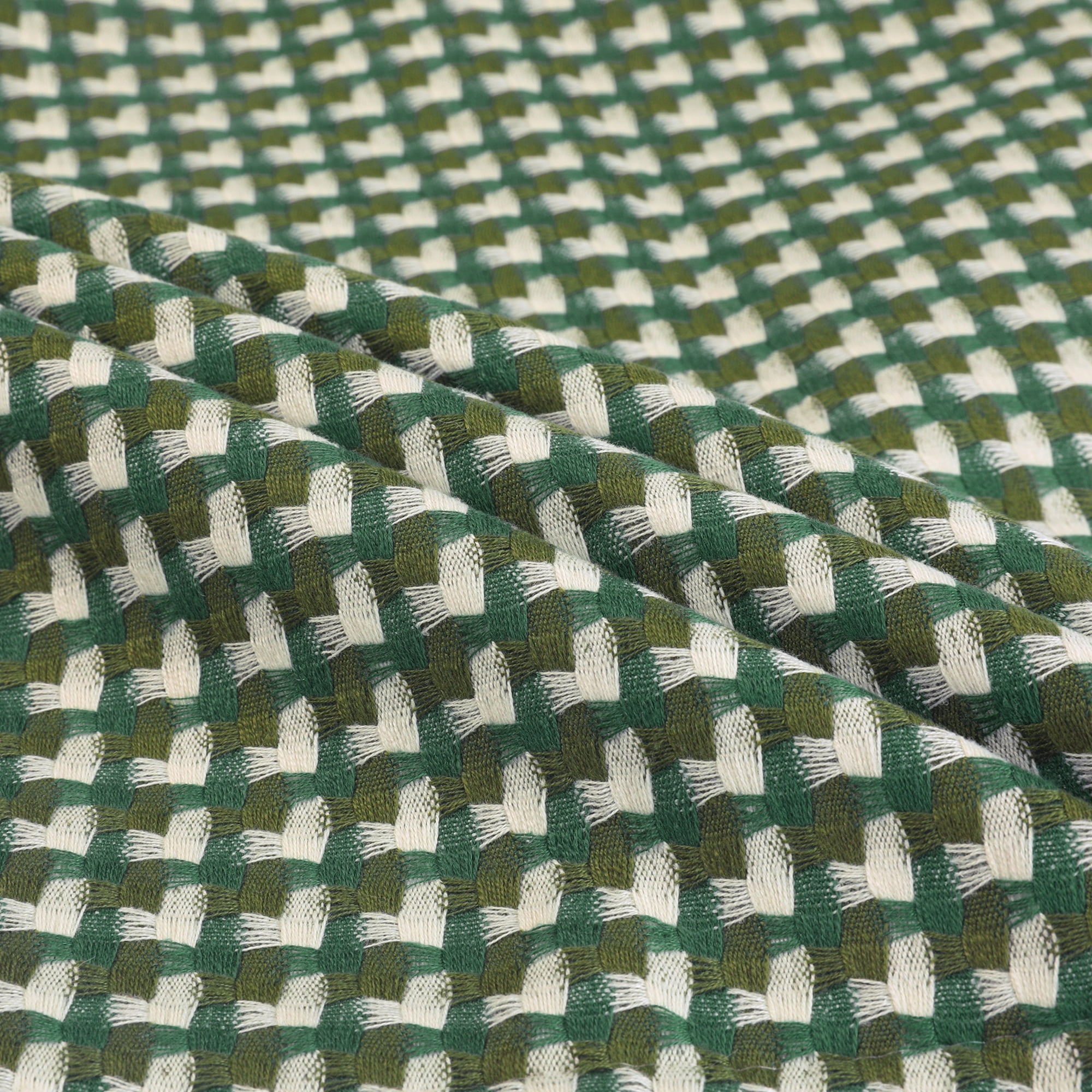 Unique Bargains Plaid Throw Pillow Covers Decorative Pillow Cases Square Cushion Covers Green Grid 12" x 20"