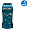 Degree Ultra Dry Cool Rush Twin Pack 2.7 oz Anti-Perspirant & Deodorant Degree Men 2 ct (Pack of 3)