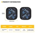 thumbnail image 5 of Yuyamidu Blue Dragonfly Sun Shade for Car Windshield Flower Car Sun Shade Windshield Universal Automotive Sun Visor Vehicle Accessories 2 Packs Car Sun Shade Heat Protection, 5 of 5