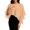 Khaki, variant on Women's Chiffon Shawl Wrap Capelet Batwing Sleeves Elegant Evening Wedding Top Sheer Mesh Asymmetric Hem Formal Cover Up