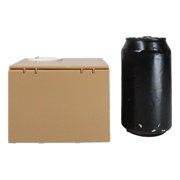 Whimsical Animated Hiding Panda Bear Coin Grabber Money Bank Box Sculpture