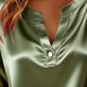 thumbnail image 5 of TaTaai V-Neck Button Women's Pullover Blouse, Short Sleeve Fashion Top, Casual Regular Length, All-Season Wear, Perfect for Daily Occasions Gift, 5 of 5