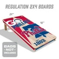 thumbnail image 2 of YouTheFan MLB Philadelphia Phillies 2' x 4' Cornhole Game No Bags, 2 of 5
