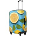 thumbnail image 2 of Travel Luggage Covers Lemon on blue background Print Elastic Washable Luggage Cover Dust-Proof Suitcase Cover Baggage Protector for 18-32 Inch Luggage, Large, 2 of 6
