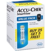 ACCU-CHEK SmartView Glucose Test Strips - 25 Count