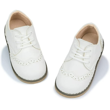 Toddler Girls Boys Dress Shoes Lace-Up Comfort Oxford School Uniform Shoes Loafer Flats (Toddler/Little Kid)