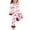 AB290 Pink, variant on Tisuna Little Toddler Girls 2 Pieces Outfits Set Heart Print Long Sleeve Lapel Neck Pajamas Fashion Stylish Girls Festival Valentine'S Clothing Set Pink Size 10-11 Years