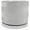 White, variant on Border Concepts 8 in. D Ceramic Cross Pattern Planter White