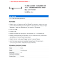 thumbnail image 2 of Tie Rod Assembly - Compatible with 1978 - 1985 Mercedes-Benz 300SD 1979 1980 1981 1982 1983 1984, 2 of 2