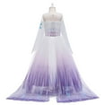 thumbnail image 5 of IBTOM CASTLE Little Girls Princess Dress Halloween Christmas Cosplay Fancy Dress up Long Evening Party Gown 11-12 Years Purple, 5 of 7