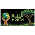 thumbnail image 5 of Black History Month Celebration Banner Event Party Backdrop with Colorful Fireworks Decorations and Raised Hands for Cultural Awareness Display Photography, 5 of 8