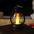 thumbnail image 5 of LEHOZIHEQ Mini Lantern Decor, Lantern Decorative with Flickering LED Candle, for Weddings Western Camping Party Halloween Christmas Decorations, 5 of 6