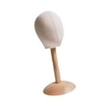 thumbnail image 5 of Bothyi Baby Head Model with Wooden Base Child Hat Organizer Stand s Barber Shops, 5 of 8