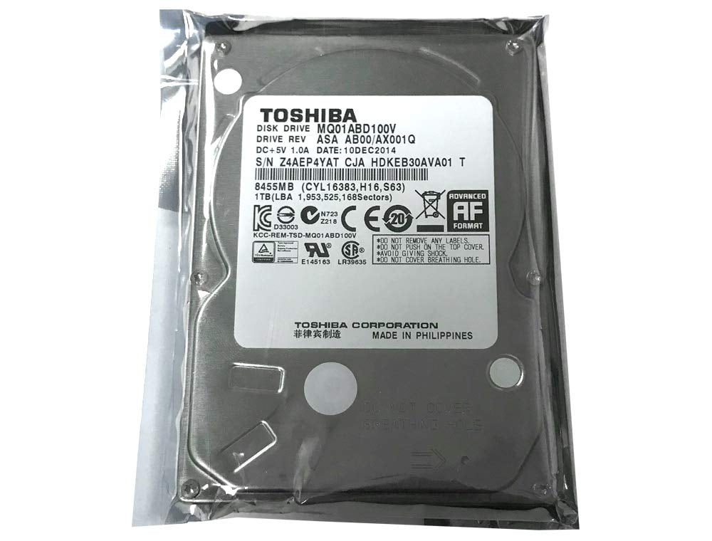 新品 TOSHIBA 1000GB 1TB 2.5 5枚 Toshiba 1TB 5400RPM 8MB Cache SATA 3.0Gb/s 2.5 inch Notebook Hard