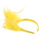 thumbnail image 3 of Tocado de plumas para novia, accesorio creativo para fotos (amarillo), 3 of 7