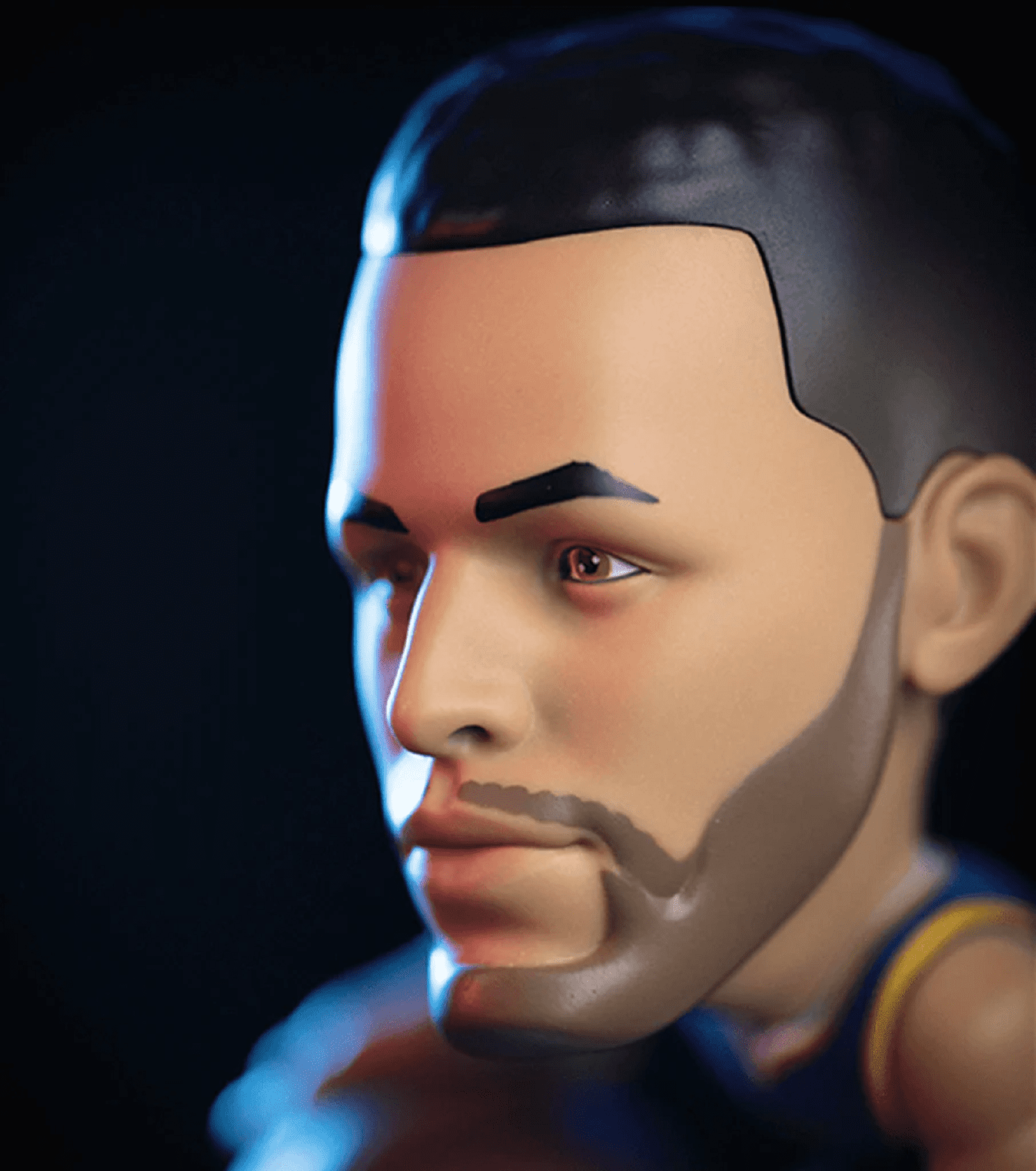 22 EXCITE NBA MINI STEPH CURRY WARRIORS YELLOW FIG
