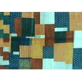 thumbnail image 1 of Ahgly Company Indoor Rectangle Abstract Light Blue Contemporary Area Rugs, 5' x 8', 1 of 4