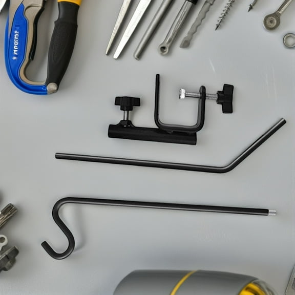 Beaupretty Deck Clamp on Birdfeeder Poles Heavy Duty Hook 1Pack