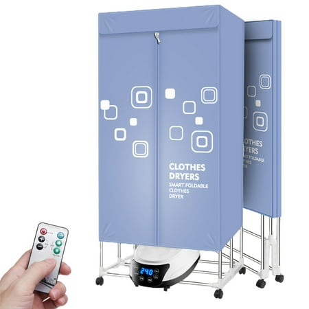 Portable Clothes Dryer 2300W Electric Laundry Drying Rack, Large Capacity Best Energy Saving Dryer With Dry Automatic Timer