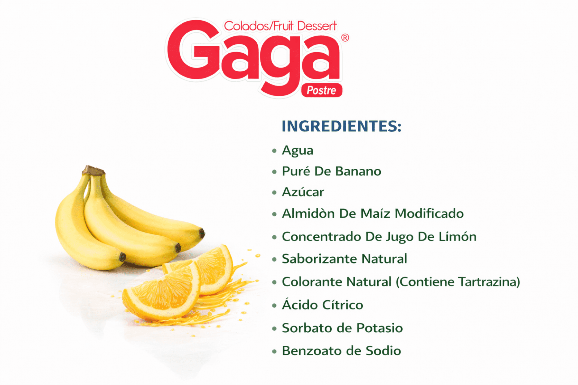 Gaga Banana Baby Food Fruit Puree, 4 oz Jar - Smooth and Ready to Serve