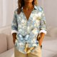 thumbnail image 1 of Xuyuer Womens Button Down Shirts Long Sleeve Linen Tops Casual Collared Blouses Loose Fit, 1 of 6