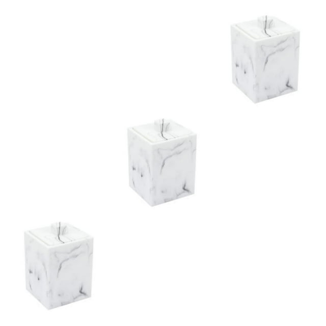 kurtrusly Résine Organiser Garde-Robe Unique en Coton-Taille Boîte à Tringle avec Couvercle Compacte et Légère Grande Capacité 3Ensemble