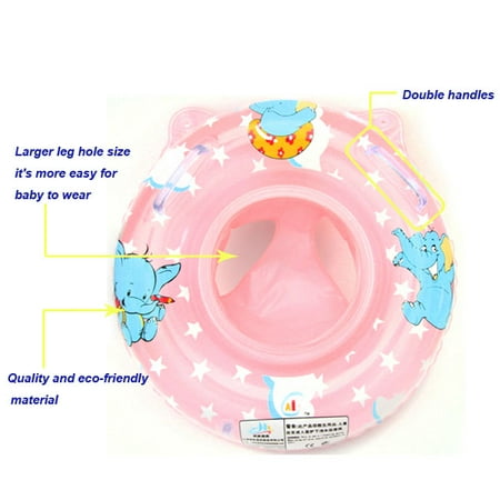 Inflatable Baby Children Kid Safety Handle Seat Float Swim Ring Raft Chair Floats And Pool Games Swimming Pool Toy Water Fun Outdoor Play Swimming