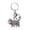 Black Gray, variant on UDIYO Mini Cute Cartoon Chubby Cat Model Hanging Toy Key Ring Keychain Bag Pendant