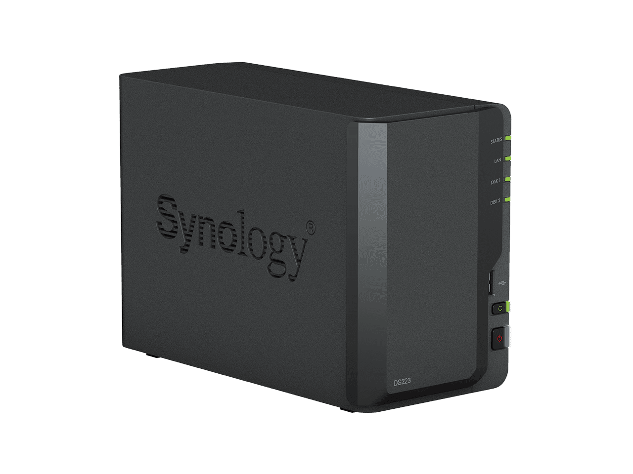 Synology DS223 2-Bay 2GB RAM 12TB (2x6TB) Western Digital Red NAS Drives