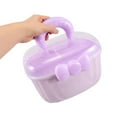 thumbnail image 6 of AOOOWER Elegant Hair Accessories Storage Box For Girls Women 2 Layer Designs Spacious Clear Organizers Case For Travel, 6 of 11