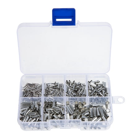 OUNONA 600pcs Crimp Terminals Kit Silver Metal Mechanical Strength Wire Terminals for Wiring Maintenance