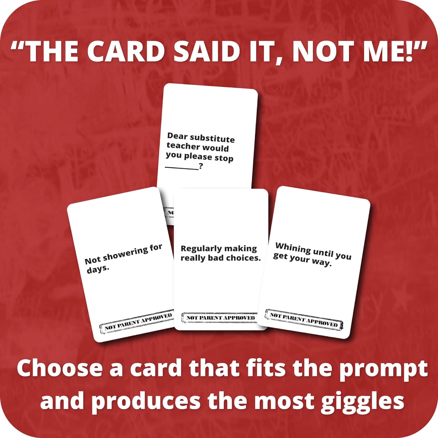 Not Parent Approved Family Card Game photo 4