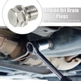 thumbnail image 2 of Unique Bargains 2 Set M12x1.5 Engine Oil Drain Plug with Washer 1239970430 for Mercedes-Benz Steel Silver Tone, 2 of 6