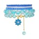 thumbnail image 1 of Elegant Stretchable Daisy and Tassels Bracelet Set Multilayered Wristchains Stackable Handchain Jewelry for Daily Wear, 1 of 4