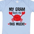 thumbnail image 4 of Inktastic My Gram Loves Me Grandchild Boys or Girls Baby Bodysuit, 4 of 5