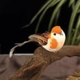 thumbnail image 6 of 6pcs Lovely Birds Clips Artificial Feather Bird Clips Simulation Feather Bird Clip Christmas Hodiday Garden Tree Branch Ornaments(Random Mixed Color), 6 of 7