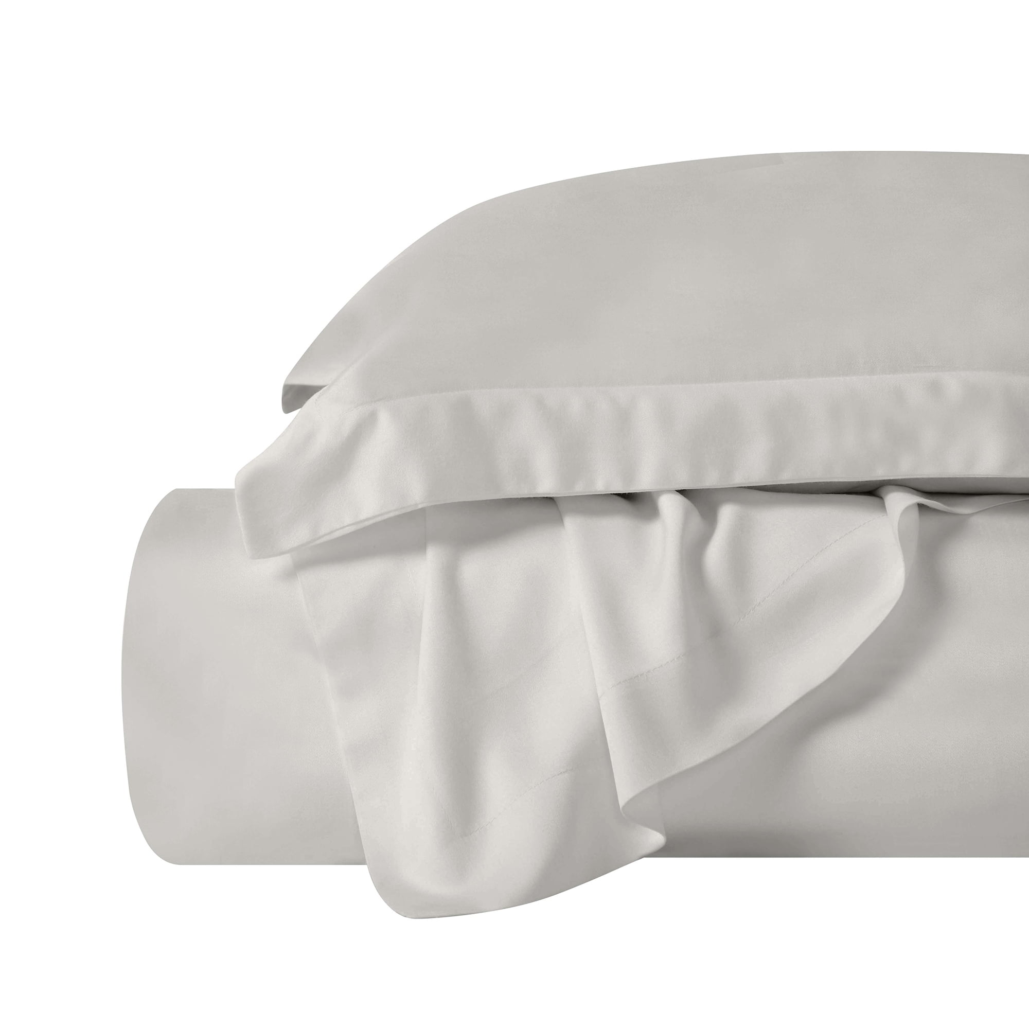 Superior Modal From Beechwood 400TC Grey Duvet Cover Set, Full/ Queen