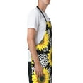 thumbnail image 4 of XMXT 1 Pcs Waterproof Kitchen Cooking Apron, Sunflower Realistic Coloring Adjustable Aprons for Women Men with Pockets, 4 of 9