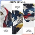 thumbnail image 6 of FORMRS Kids Pajama Pants with Pockets Size 9-10Y Boys Lounge Sleep Bottoms, American Eagle Pattern, 6 of 8