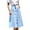 A-Blue323, variant on Women's High-Waisted Button-Down Pocketed Skirt Casual Vintage Everyday Flowy A-Line Midi Skirt