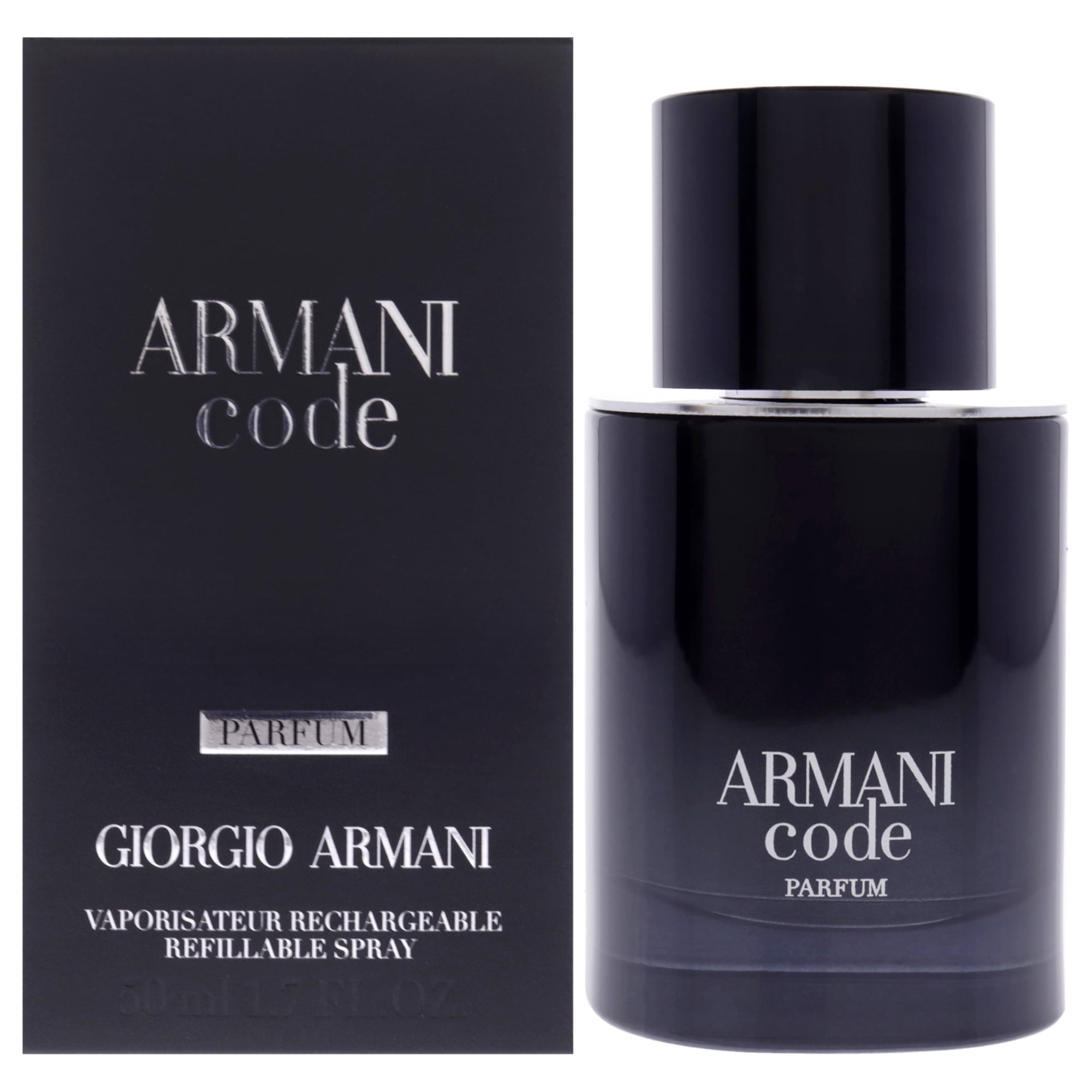 Giorgio Armani Code Rechargeable Perfume Spray, 4.2 oz