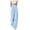 Blue, variant on Hpapadks Casual Pants for Women Solid High Waisted Loose Fit Wide Leg Elastic Waist Flowy Pant Slacks for Women Beige L