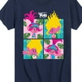 thumbnail image 3 of Trolls - Band Together - Poppy Viva Grid - Toddler and Youth Short Sleeve Graphic T-Shirt, 3 of 5
