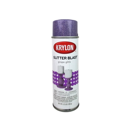 Krylon Glitter Blast Paint 5.75oz Grape Glitz