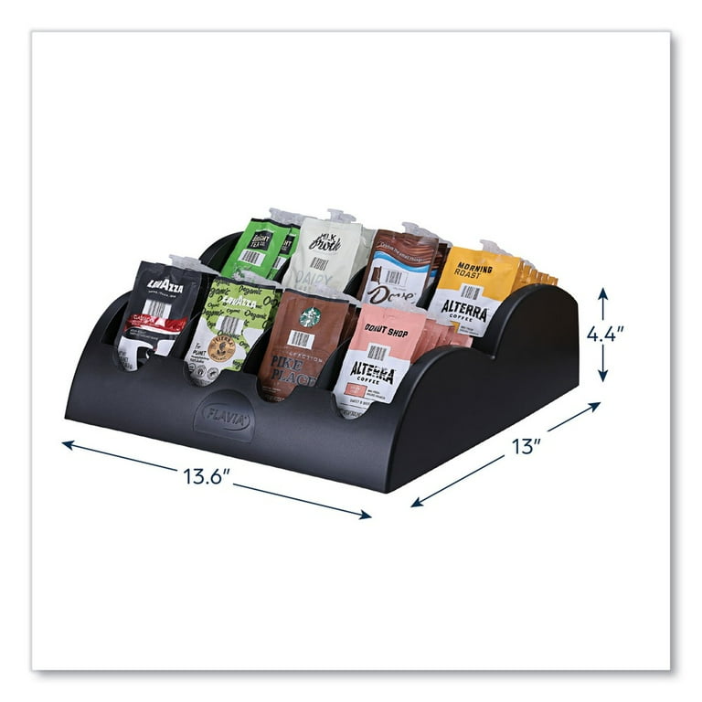 Small Merchandiser, 8 Compartments, 13.6 x 13 x 4.4, Black Small Merchandiser, 8 Compartments, 13.6 x 13 x 4.4, Black